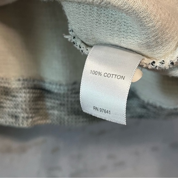 J JILL Pure Jill Gray Flecked 100% Cotton Knit Pullover Sweater Sz XL 3/4 Sleeve - Picture 7 of 13